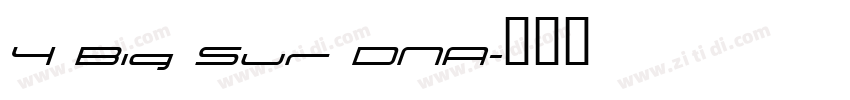 4 Big Sur DNA字体转换